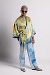 Unisex Kimono Jacket Golden Hour (Blue Gold)