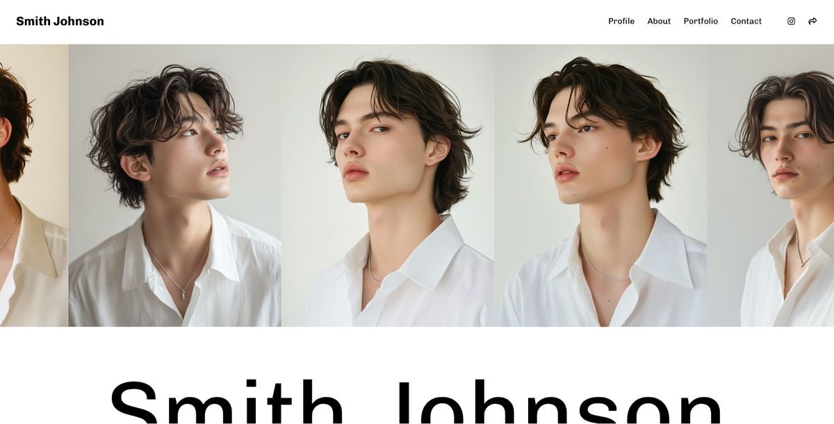 Brio Modeling Website Template