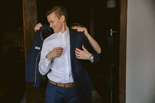 Brides Getting Ready for their Same Sex Wedding