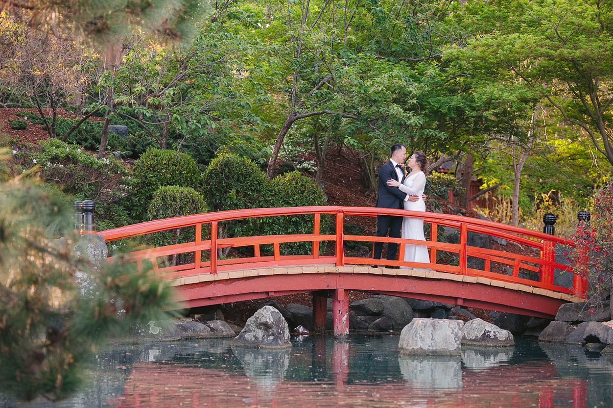 Wedding Photo at Japanese Garden