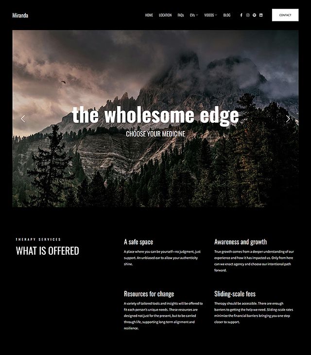 Miranda Abild Portfolio Website Examples