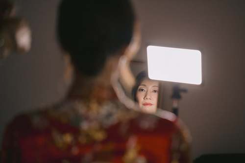 Bride Getting Ready