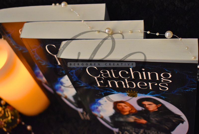 SIGNED! Catching Embers, The Five Realms, Book Two paperback edition