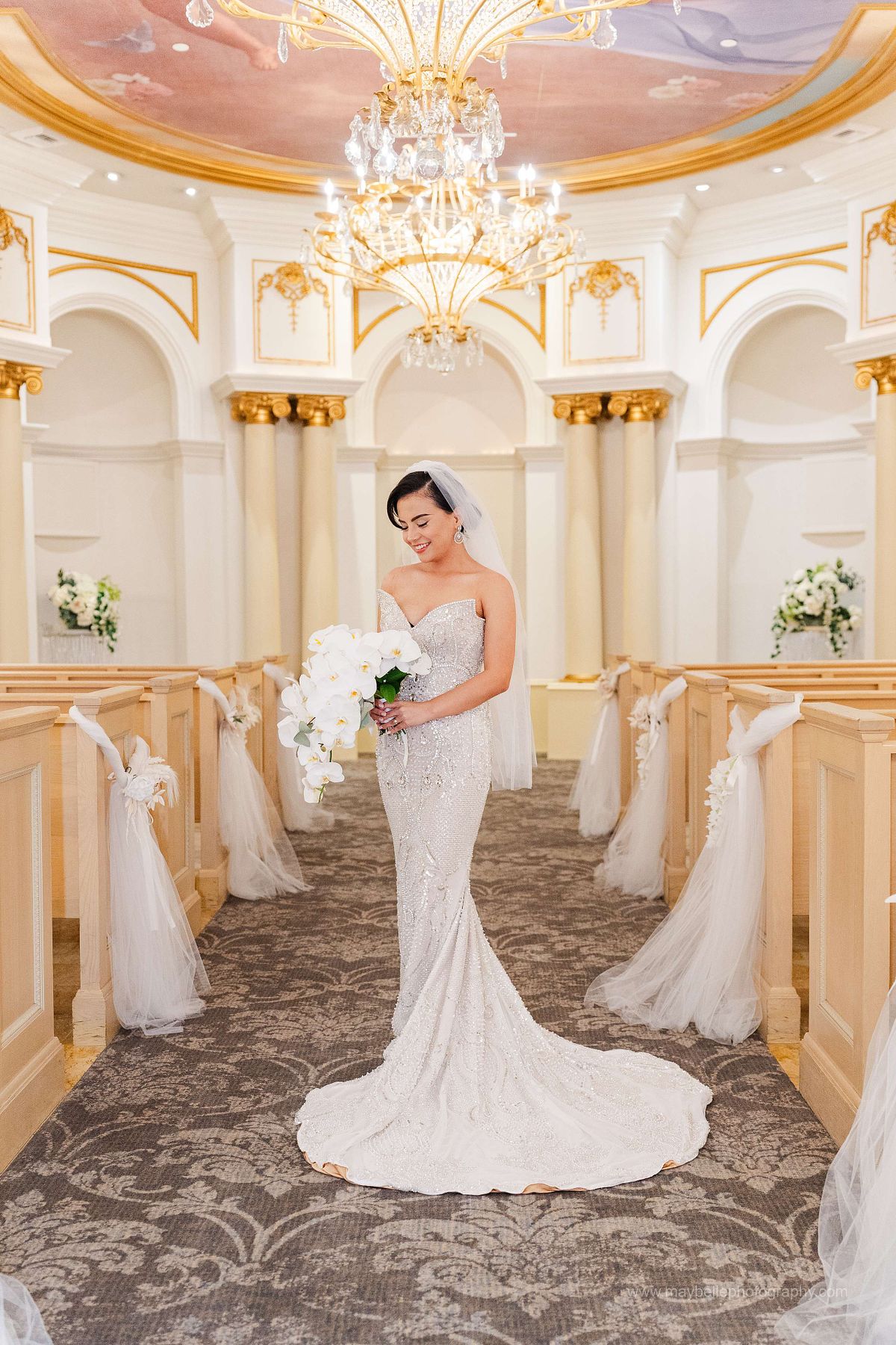 Wedding/Elopement at La Chapelle Royale at Paris Hotel, Las Vegas Nevada