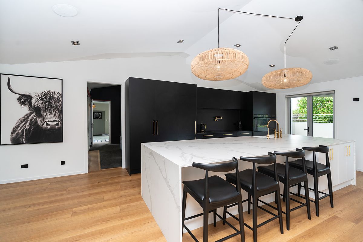 Aerial drone photography of a luxury lifestyle estate in Tamahere by Flax Cove Studio.