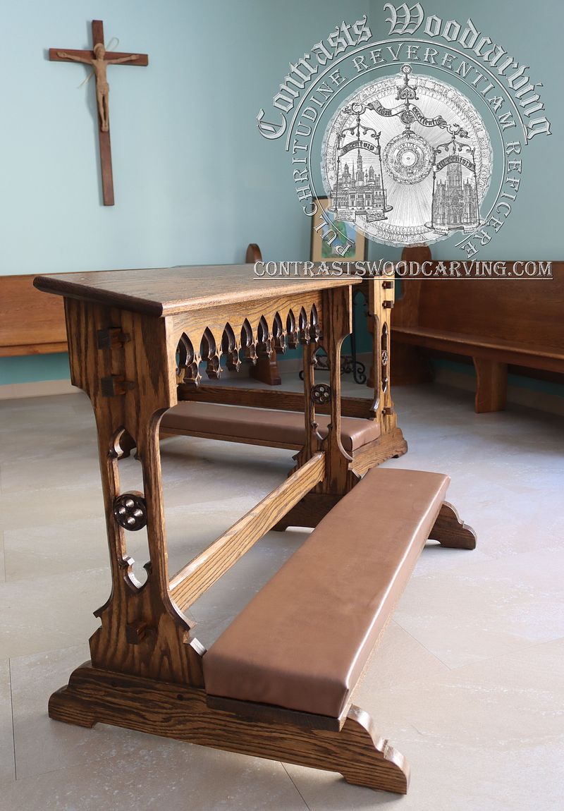 Gothic Revival Portable Communion Rail Joinery