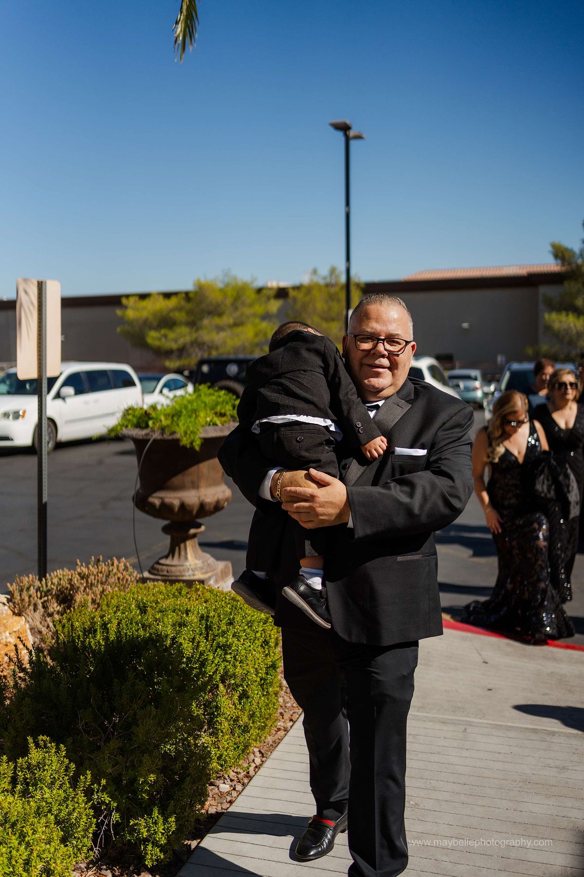 Exchanging vows at Saint Joseph, Husband of Mary Roman Catholic Church in Las Vegas Wedding Photography