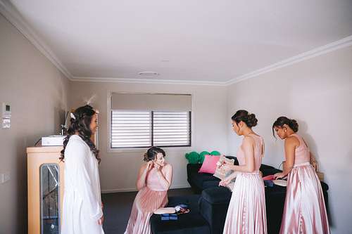 Bride Getting Ready