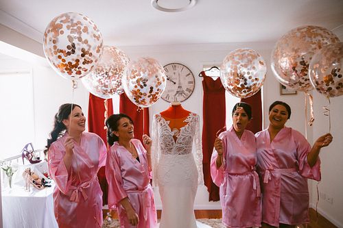 Bride Getting Ready