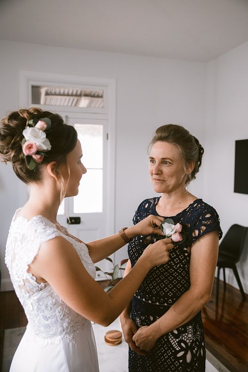 Bride Getting Ready