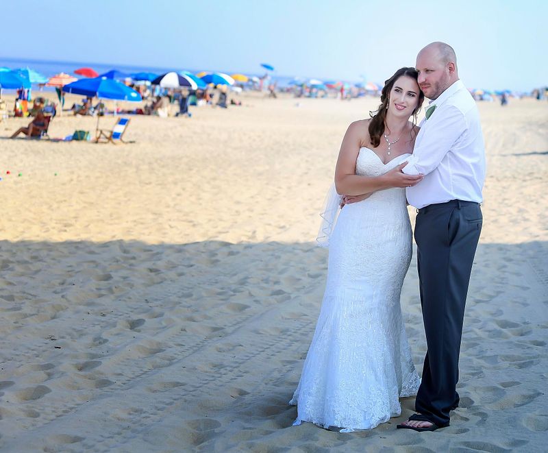 Ocean City Beach Wedding