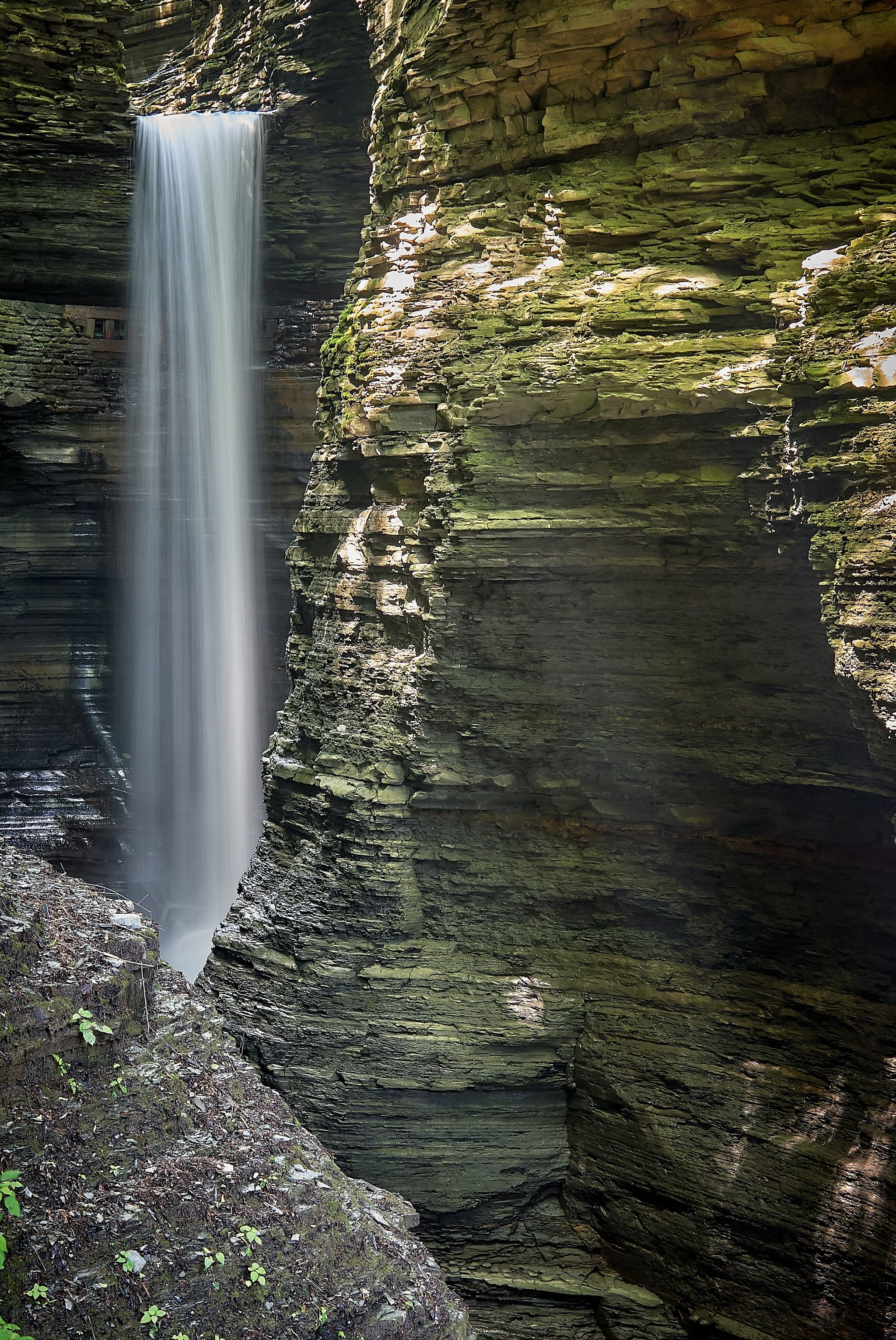 One of Many Watkins Glen Waterfalls - Watkins Geln, New York