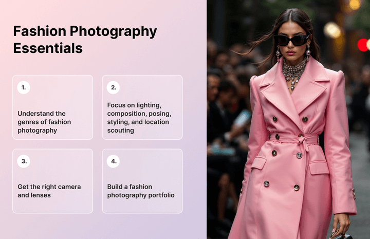 Elementi essenziali della fotografia di moda