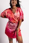 Kimono Wrap Dress - Scarlet Sky
