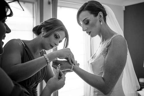 Bride Getting Ready