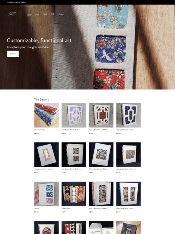 Escapist Motif - Site Web du portfolio d'art fonctionnel