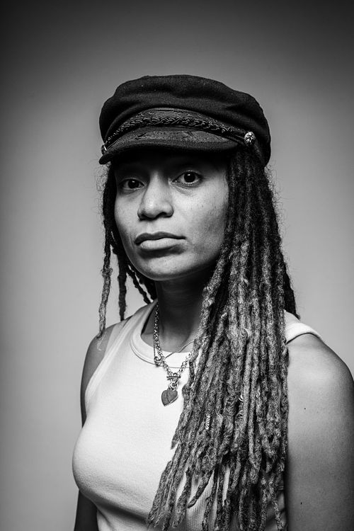 Close-up emotive studio portrait of Gaia — digital lifestyle photography by David Andrade, Las Vegas