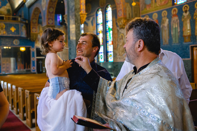 Veljko's baptism
