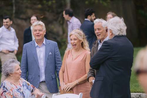 Wedding ceremony at Bradleys Head Amphitheatre