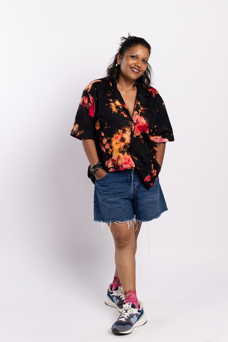 Cuban Collar Shirt - Eclipse Night