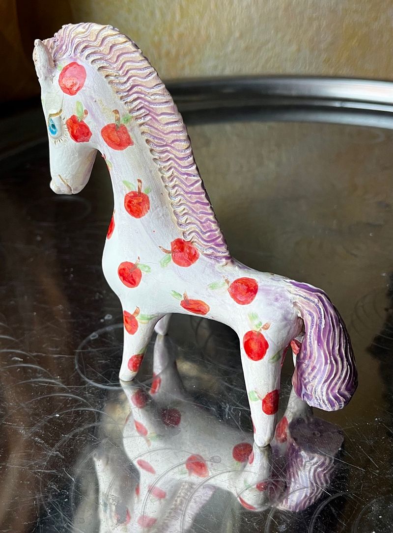 A Dappled Horse, Original mini-sculpture