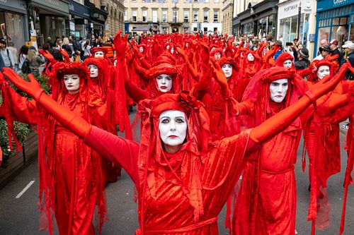 ‘The Funeral for Nature’ procession in Bath, UK