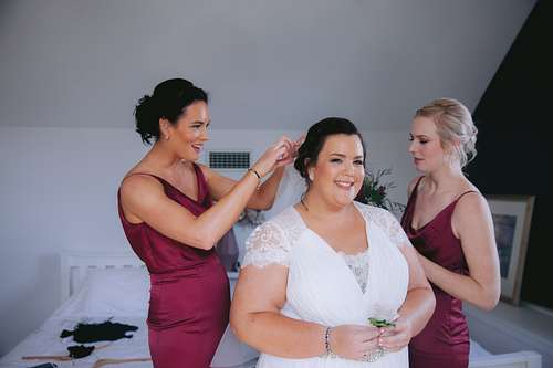 Bride Getting Ready