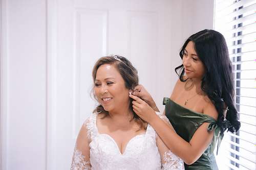 Bride Getting Ready