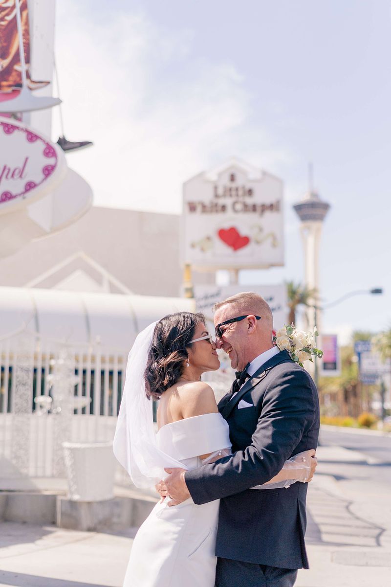 Diana and Robert's Elopement at Little White Chapel Wedding, Las Vegas Nevada 2024