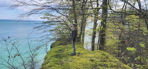 On one of Denmark’s islands known for its blue Caribbean like waters, chalk cliffs and star studded night sky.