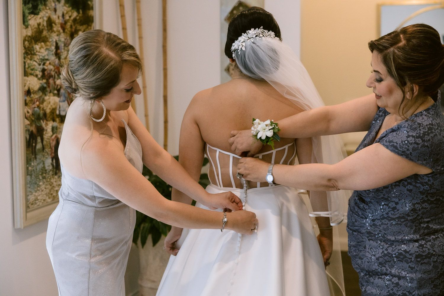 Bride Getting Ready