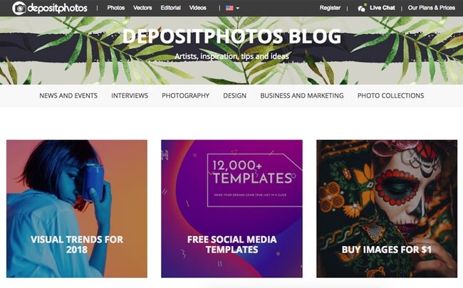 Blog de Depositphotos
