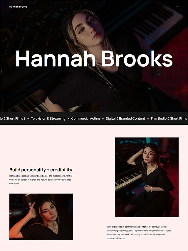 Gleam - Pixpa Portfolio Website Templates