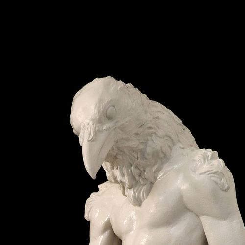 Crow Sculpture Close-up