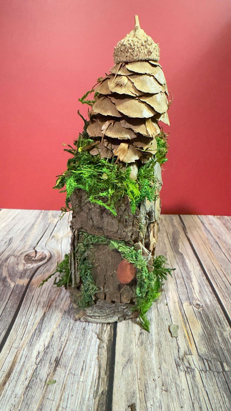 Pine Cone Fairy House