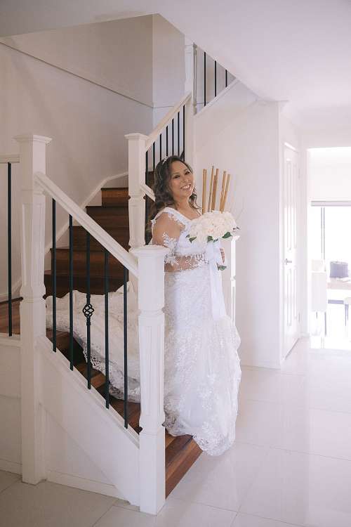 Bride Getting Ready