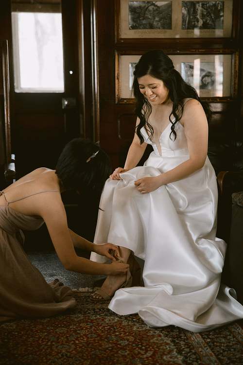 Bride Getting Ready