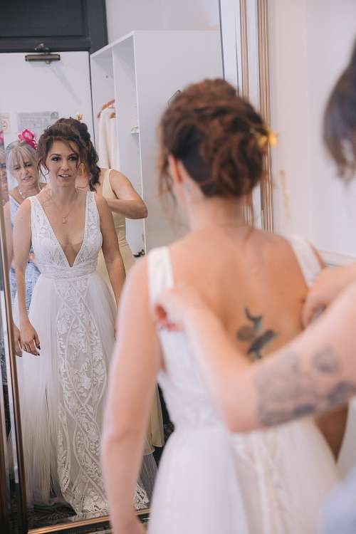 Bride Getting Ready