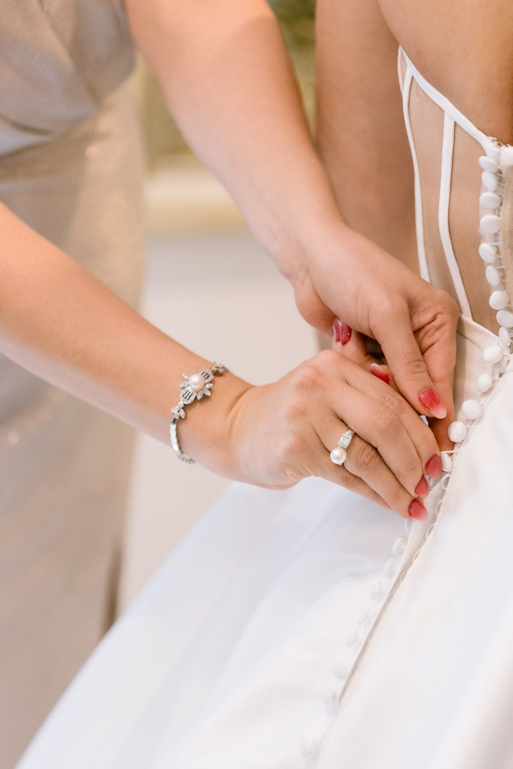 Bride Getting Ready