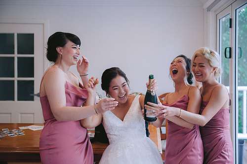 Bride Getting Ready