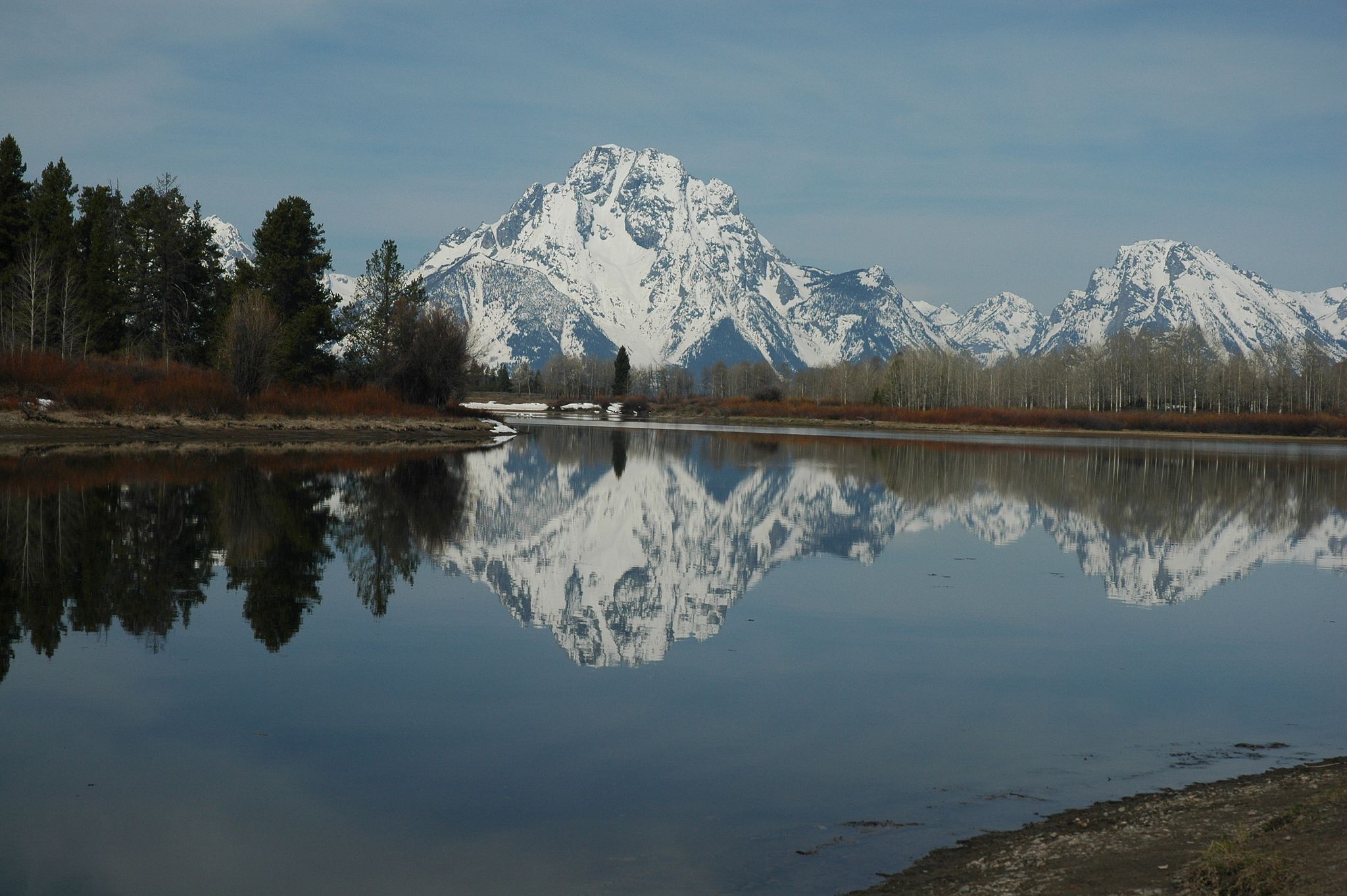 Mt. Moran and Oxbow bend 