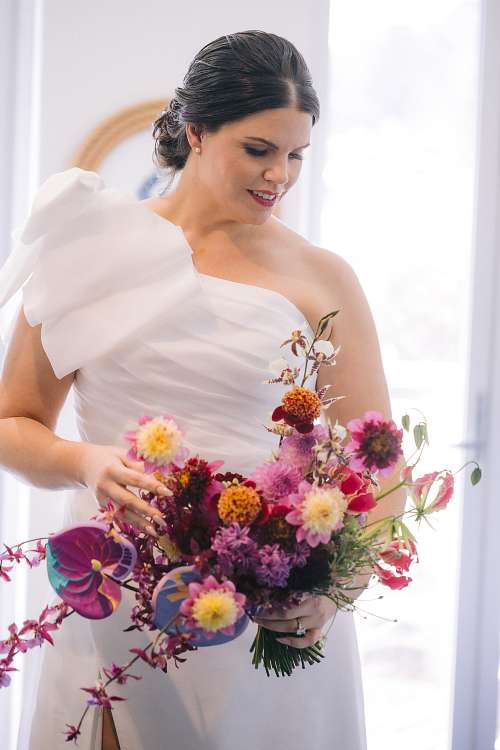 Bride Getting Ready