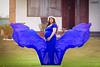 DP004 - Dark Blue Body Fit Gown