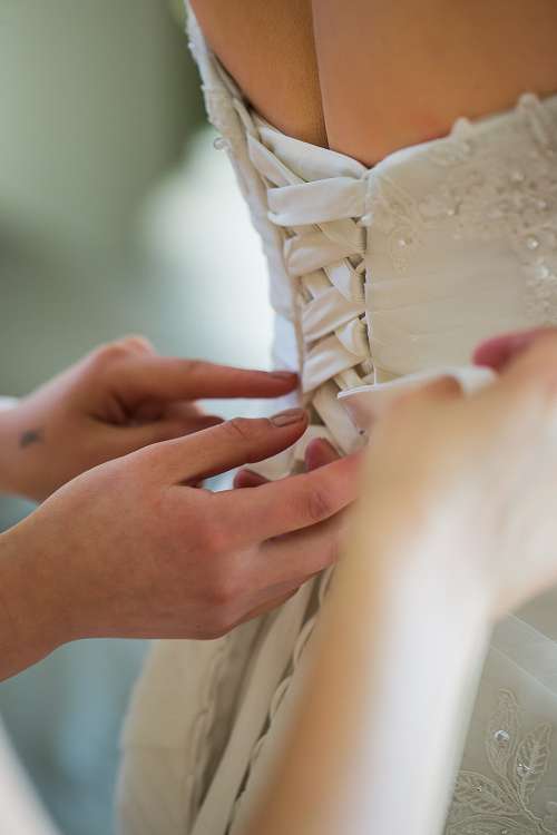 Bride Getting Ready