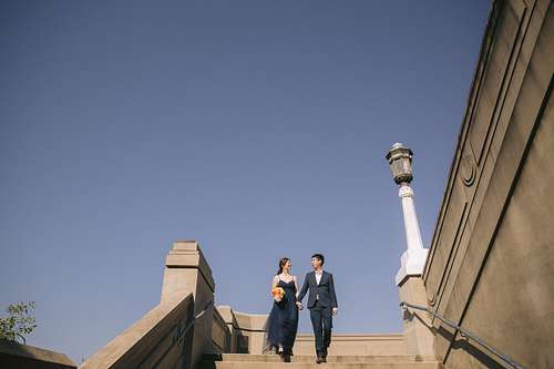 Engagement photo at Harbour Bridge