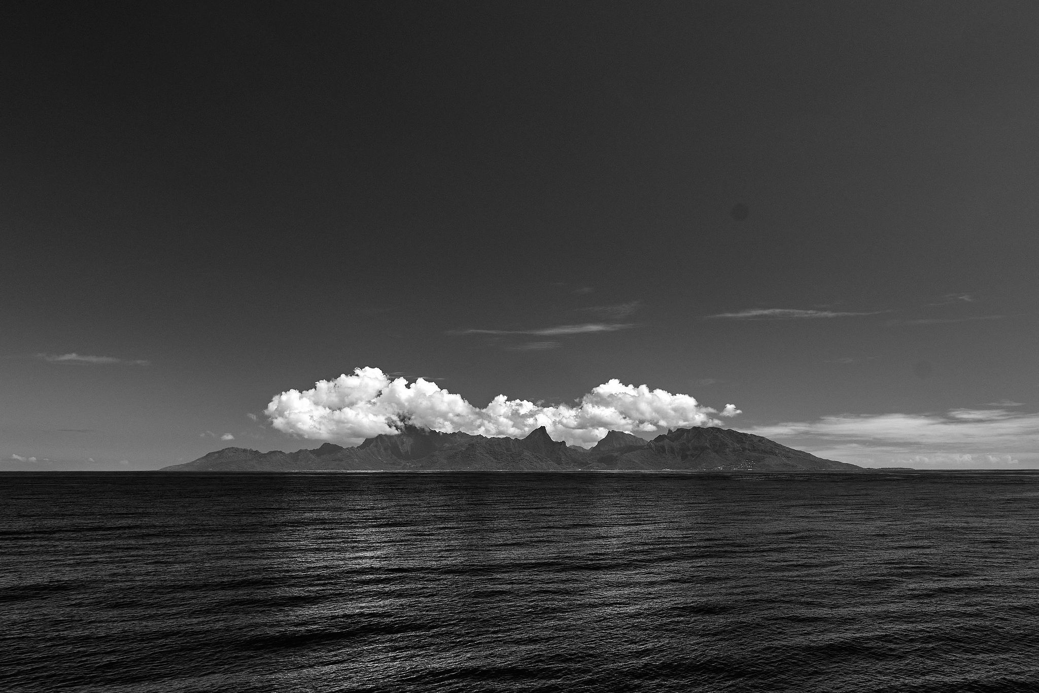 Approaching Moorea - French Polynesia