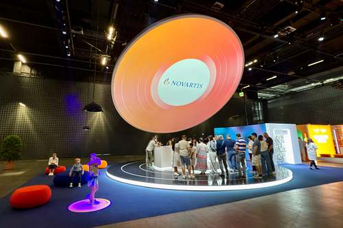 A 150sqm public experience at Eurovision Village