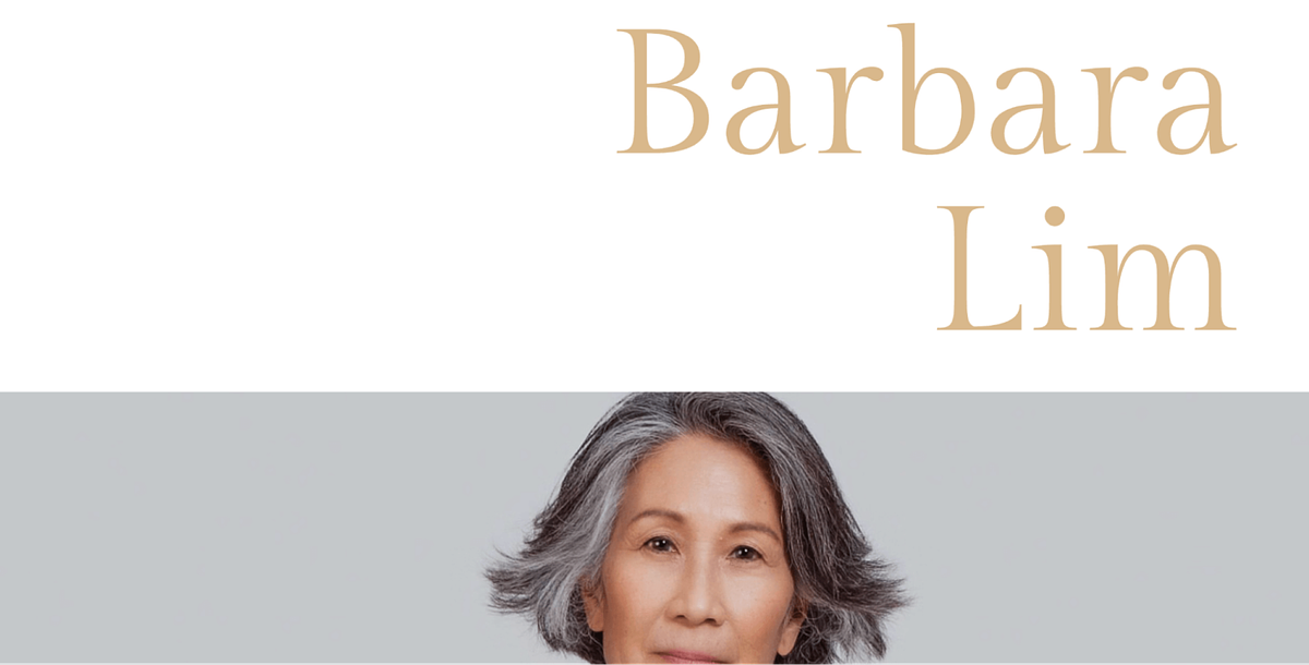 Site do portfólio de modelagem de Barbara Lim