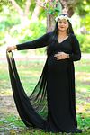 DP014 - Black Full Sleeves Gown