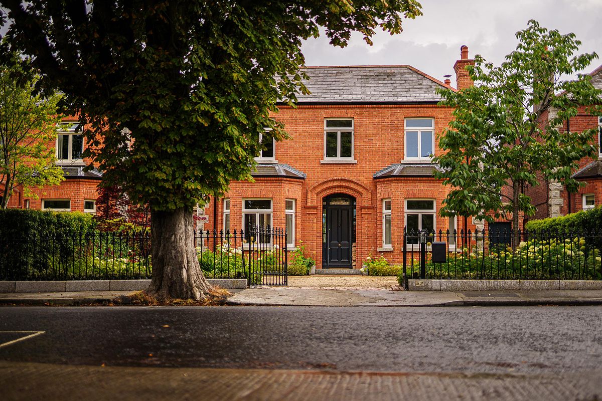 Traditional Red Brick House on Cowper Road, Dublin
